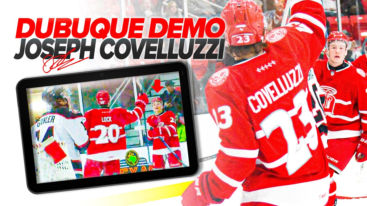 Dubuque Demo: Joseph Covelluzzi's 1st USHL Goal