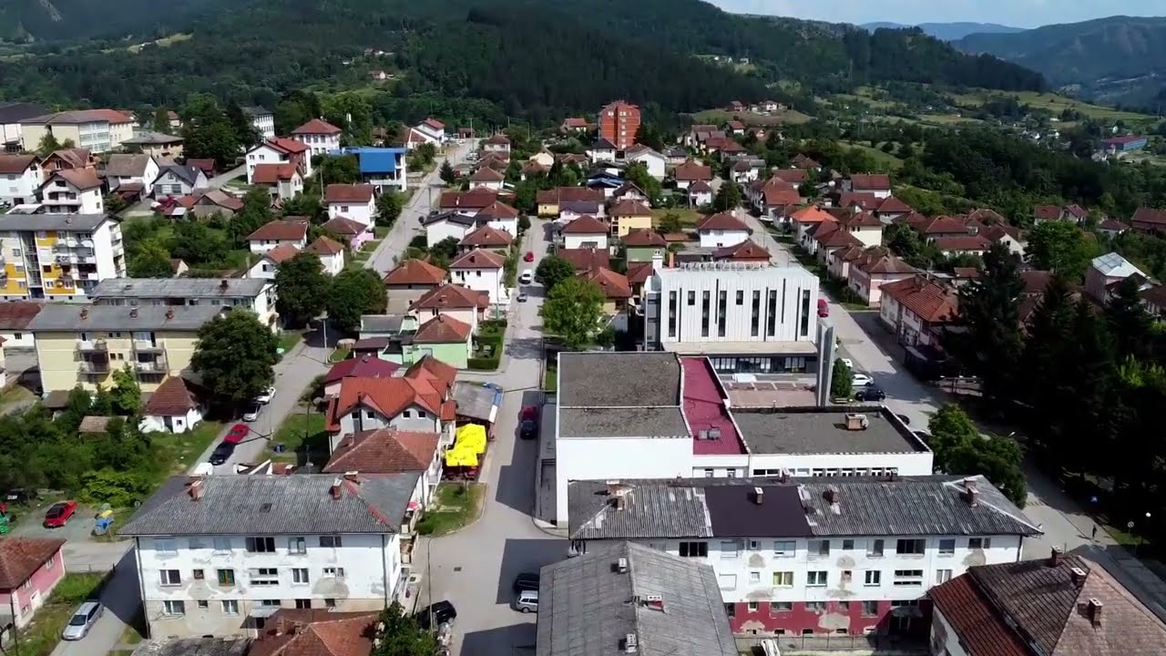 Grad Rudo Drone Dron Bosnia And Herzegovina 4K