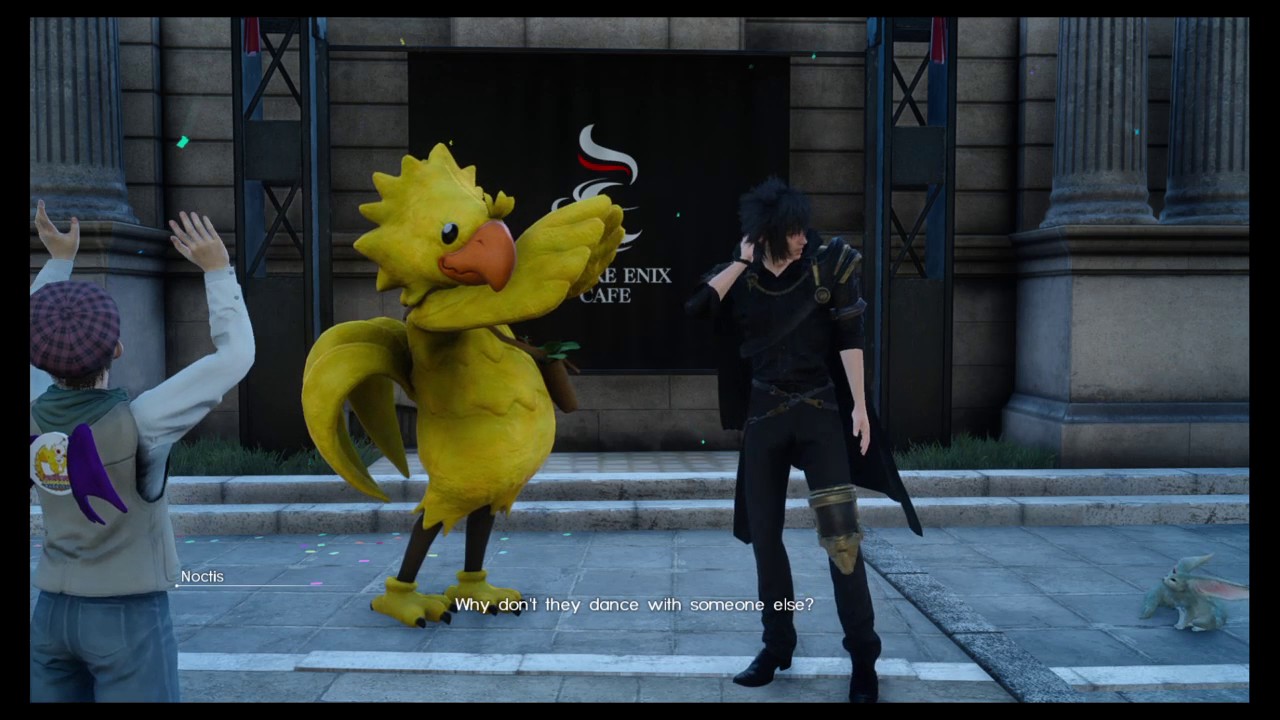 FINAL FANTASY XV: Noctis does the Chocobo Dance