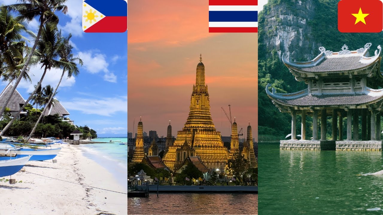 Welches Land ist das Beste zum Auswandern | 3 Länder im Vergleich aus Südostasien |  🇹🇭 🇵🇭 🇻🇳
