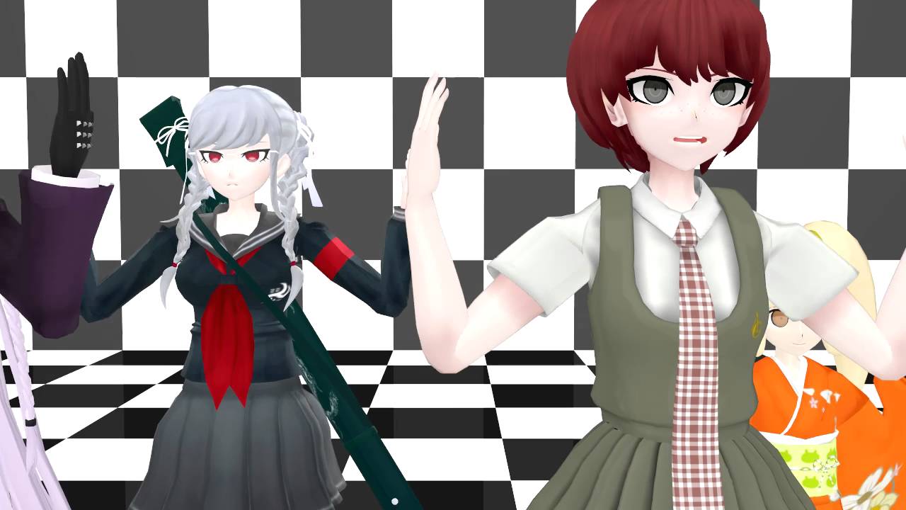 [MMD] Danganronpa - PONPONPON