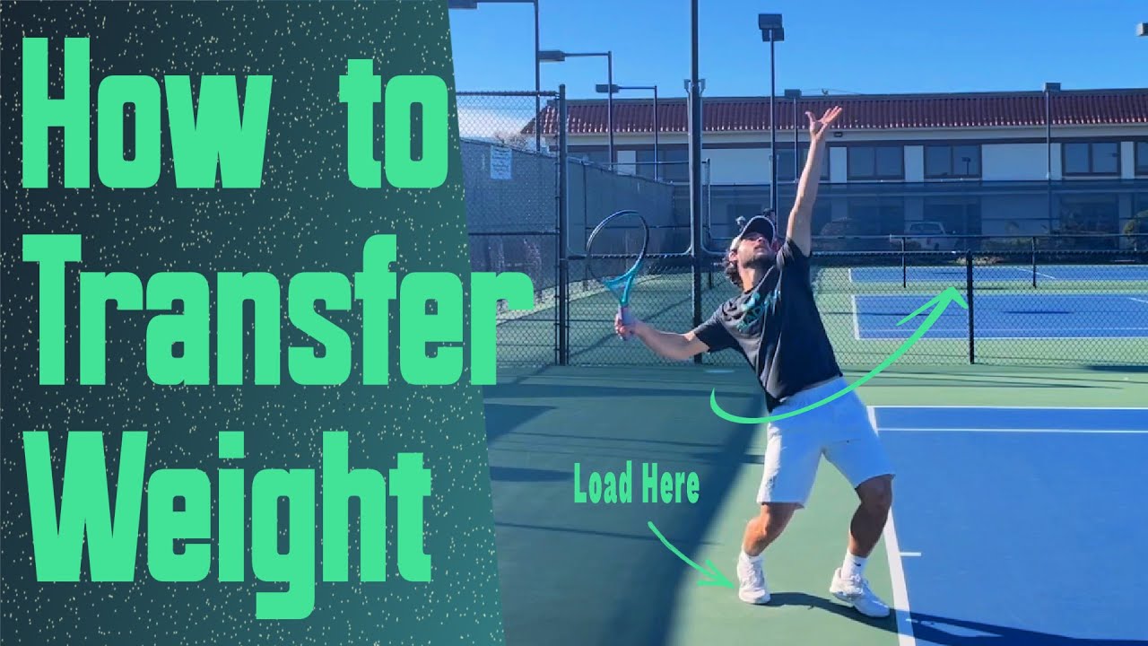 How to Transfer Weight Into Your Serve - Beginner to Advanced Players