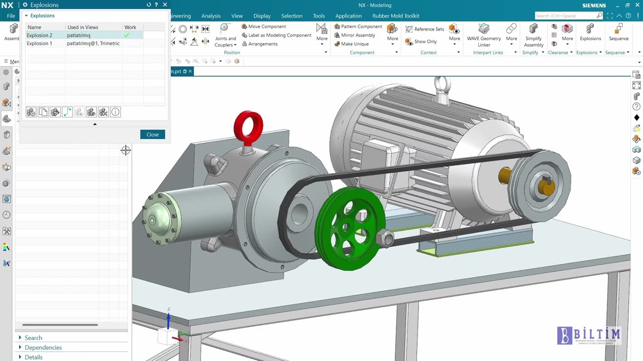 Siemens NX CAD İpuçları - Assembly Explosions