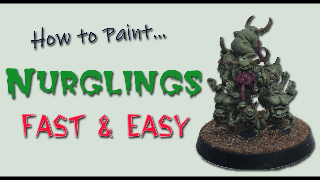 How to Paint Nurglings (Fast and Easy)