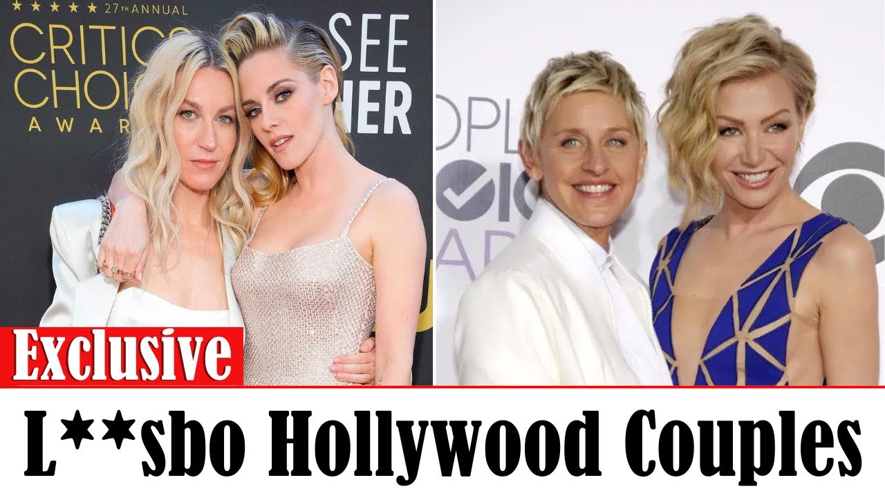 24 Real Lesbian Hollywood Couples, and their surprising look