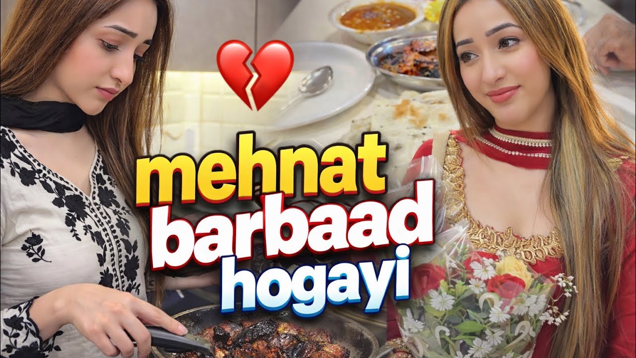 Itni Mehnat Se Bana Rahi Thi 💔 | @afshaa_khan_  🙆🏼‍♀️
