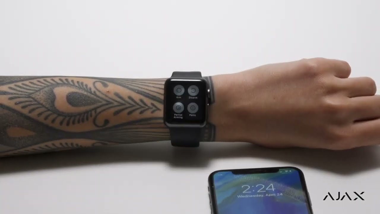 Cómo usar la App Ajax en el APPLE WATCH ⌚ - Seguridad total desde su muñeca
