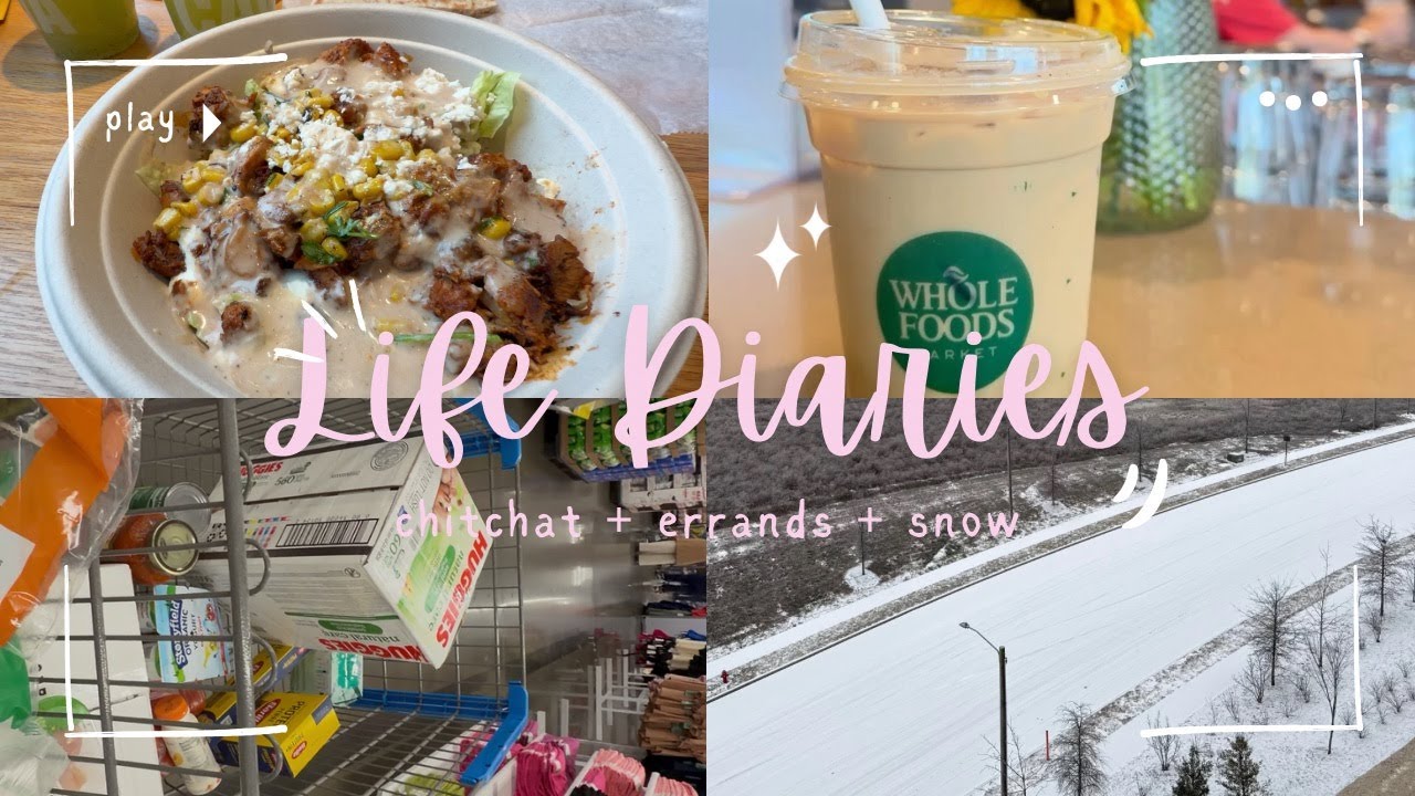 Life Diaries| grwm + prepping for the snowstorm