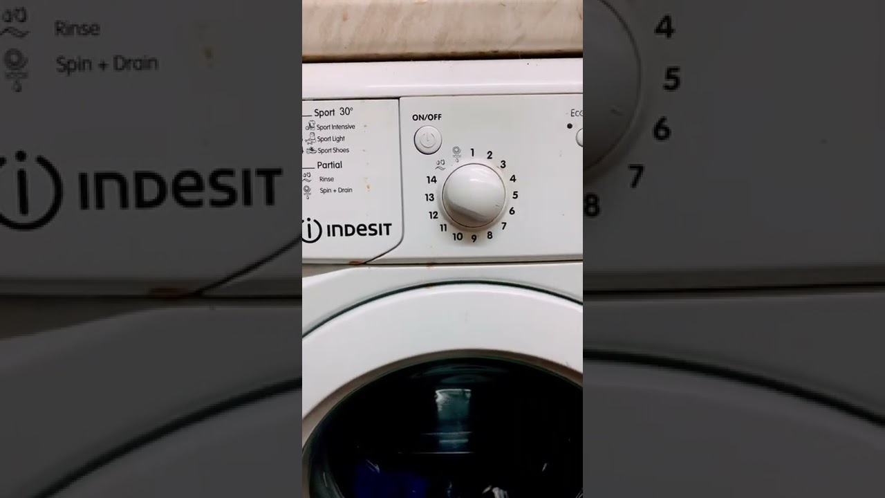 INDESIT IWC 71252. Control panel #shorts