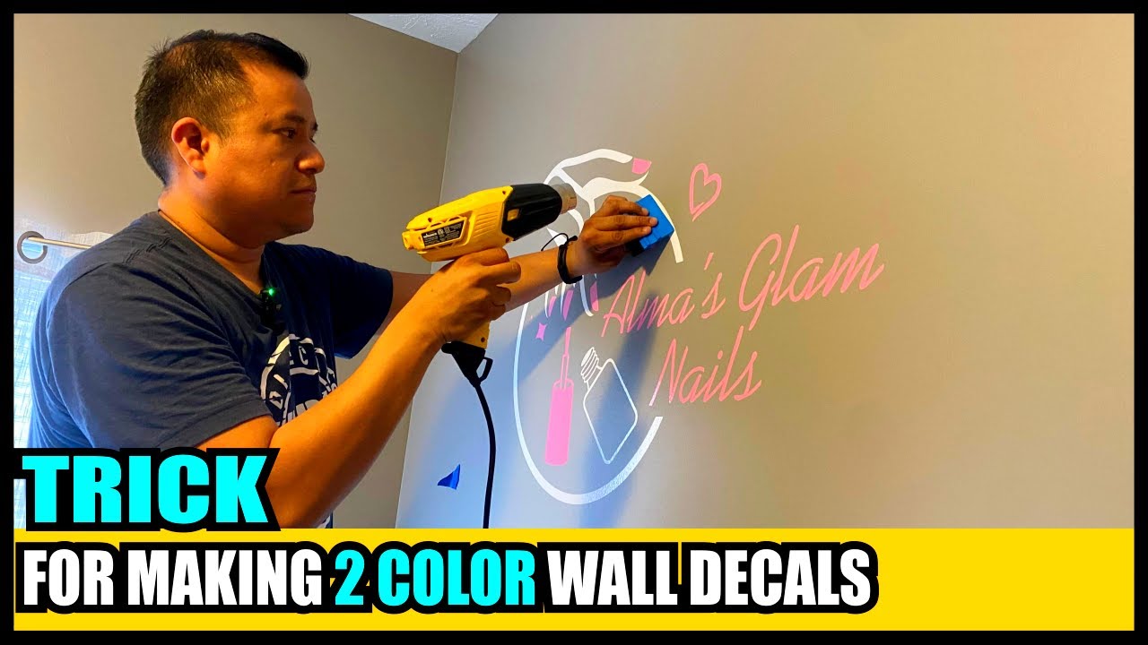 TRICK For Making A 2 Color WALL DECAL