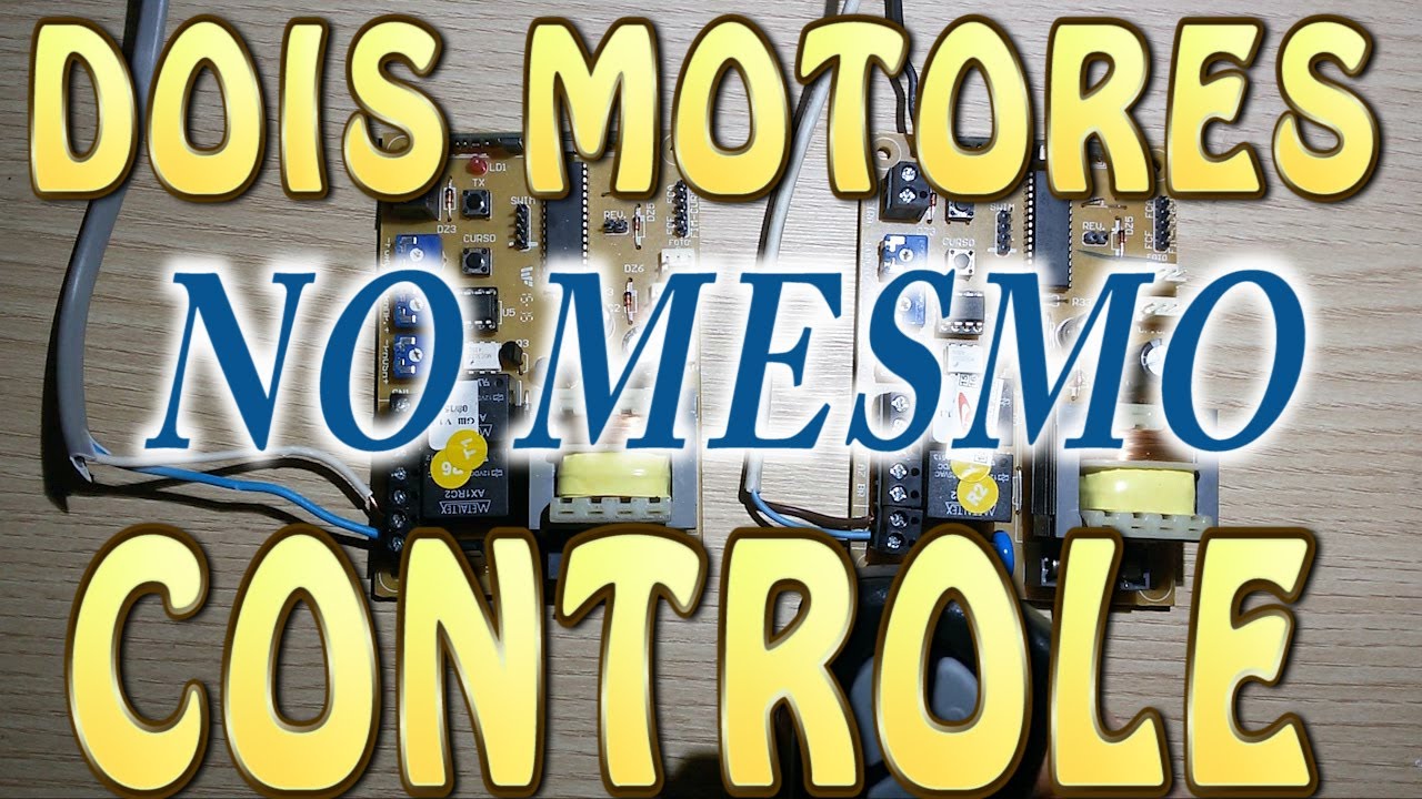 Como codificar UM controle em DOIS motores