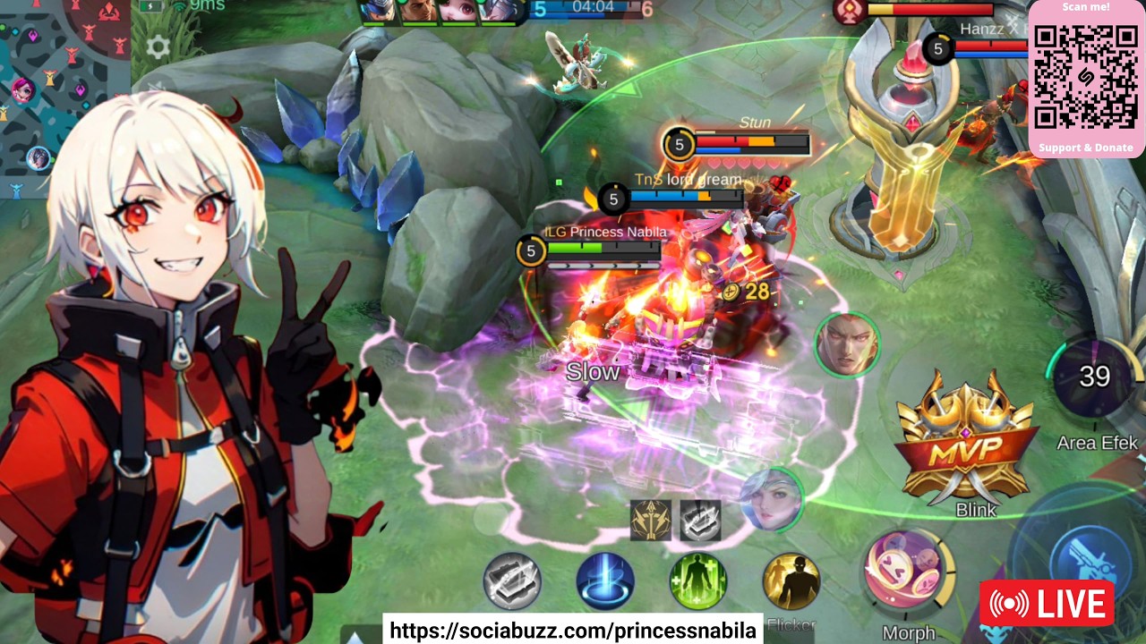 LIVE PUSH LAGI, MABAR VIP 10K || PRINCESS NABILA ML