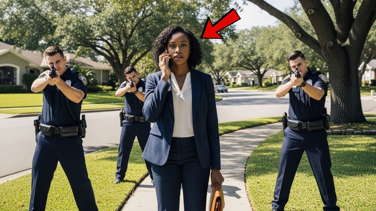 Cops Draw Guns On Black Woman—Unaware She's Calling The White House