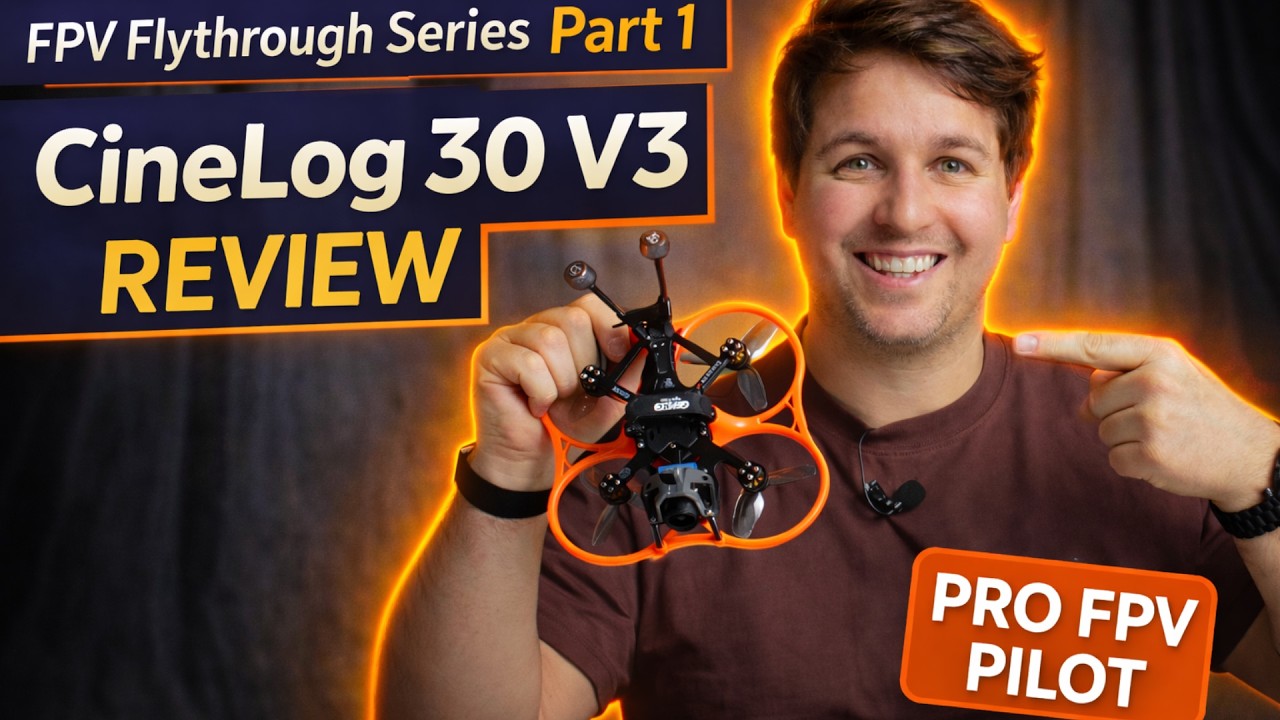 FPV Flythrough Series – Part :1 CineLog 30 V3  Real World Review