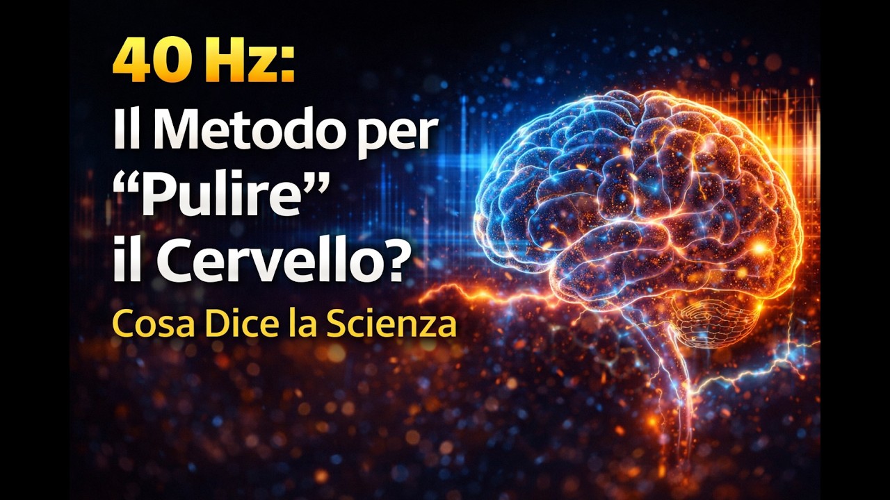 Efficacia della Stimolazione a 40 Hz: Pulizia di Tossine Cerebrali con Suoni e Luci | prof Fontana