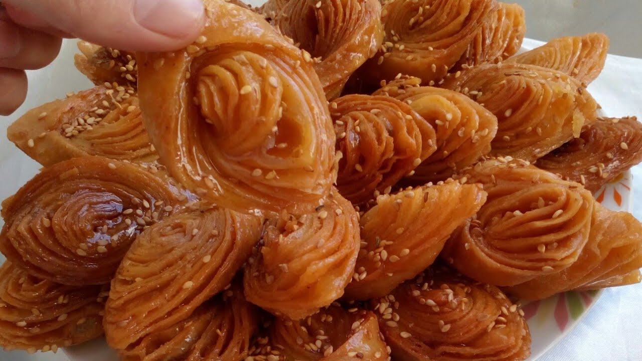حلوة لسان طير من احس الوصفات على اليوتوب، مذاق ومنظر راااائع