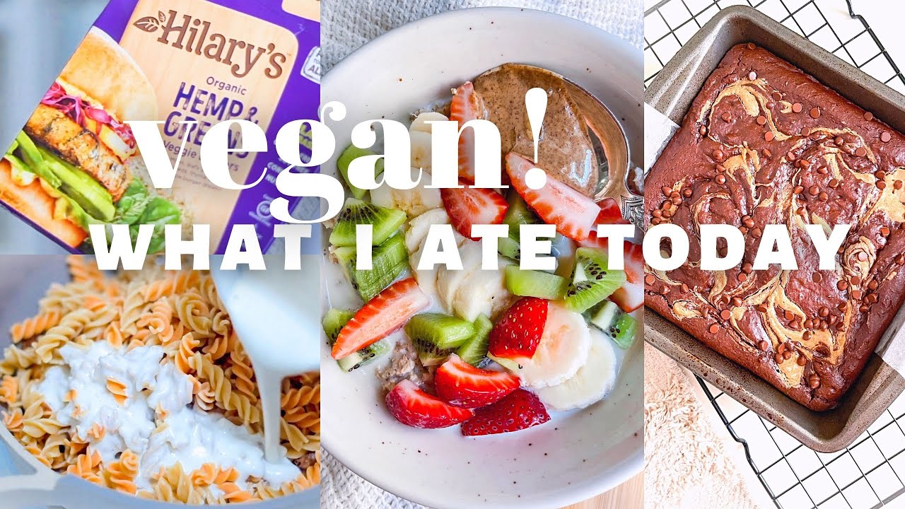 What I Ate Today ☀️ QUICK Vegan Brownies, Cauliflower Alfredo, and More!