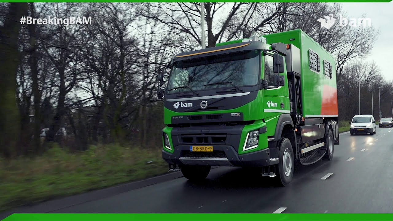 Wereldprimeur: BAM neemt &rsquo;s werelds eerste hybride sondeertruck in gebruik