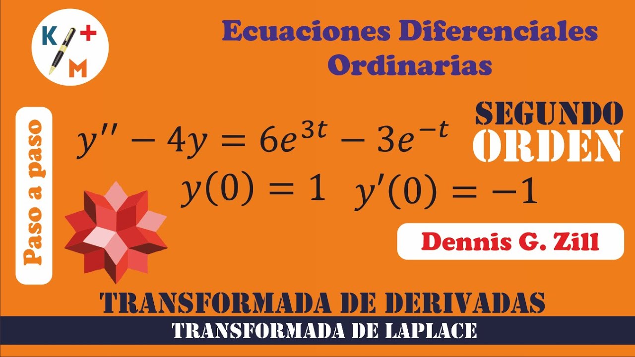 EDO -72. Transformada de derivadas. Ecuación de segundo orden. No  36. Sec.7.2.Dennis G. Zill