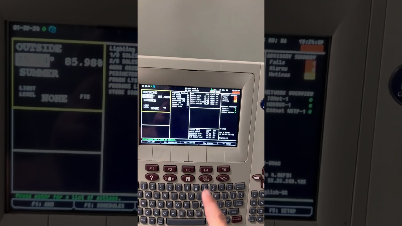 How to find HVAC applications on a E2 controller