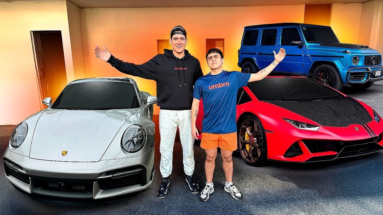 PROBÉ TODOS LOS AUTOS DE THEDONATO!! ASÍ ES SU GARAJE LUJOSO🤑🔥 l Jeanki