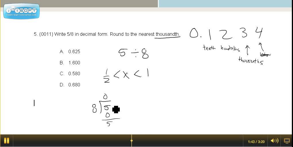 MTLE Basic Skills Mathematics Practice Exam - Question #5