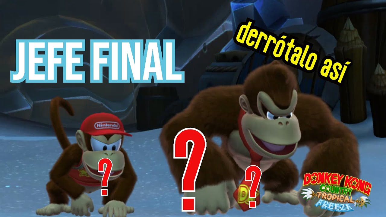 donkey kong tropical freeze - jefe final