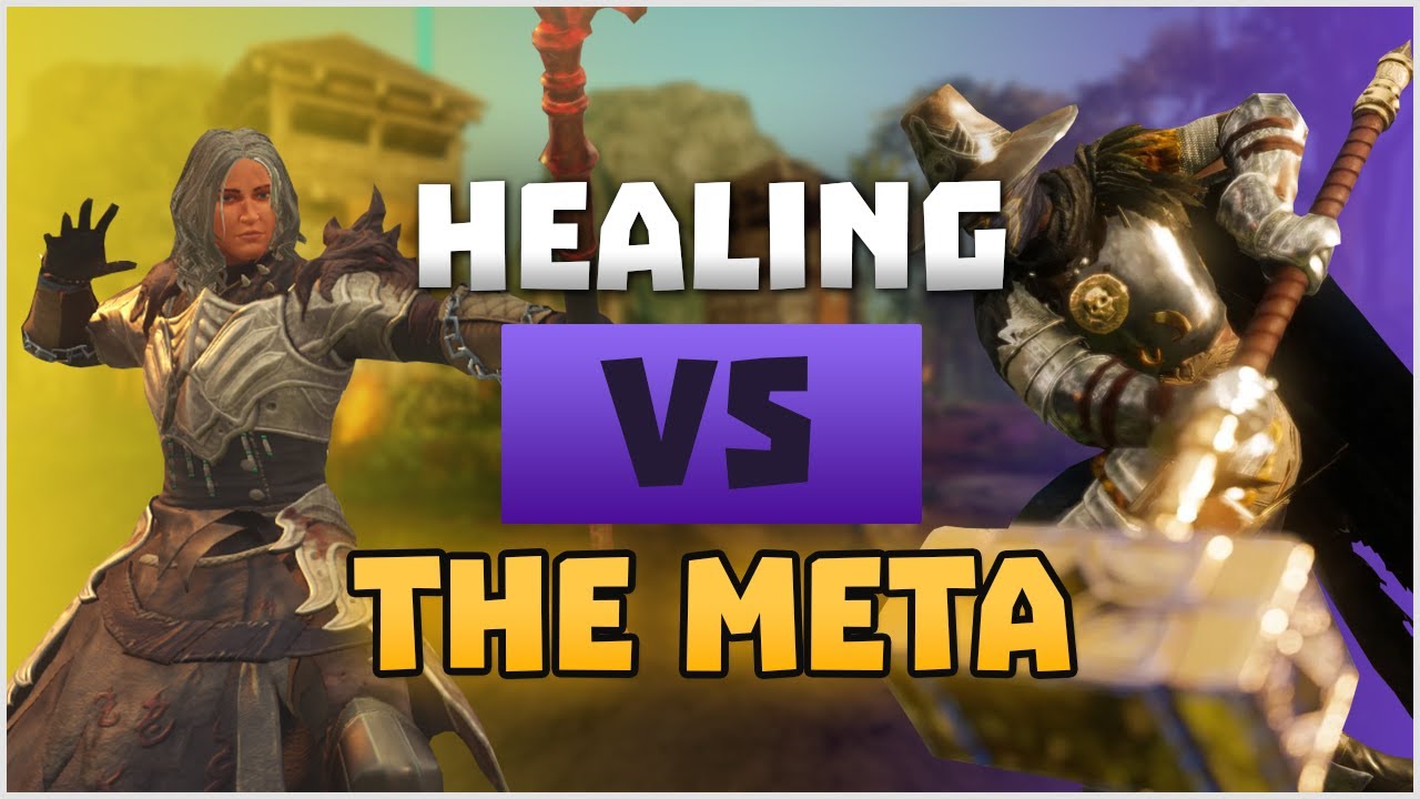 BEST 1.2 PVP Healing Build - Rapier/Life Staff - COUNTER The Axe/Hammer META - New World