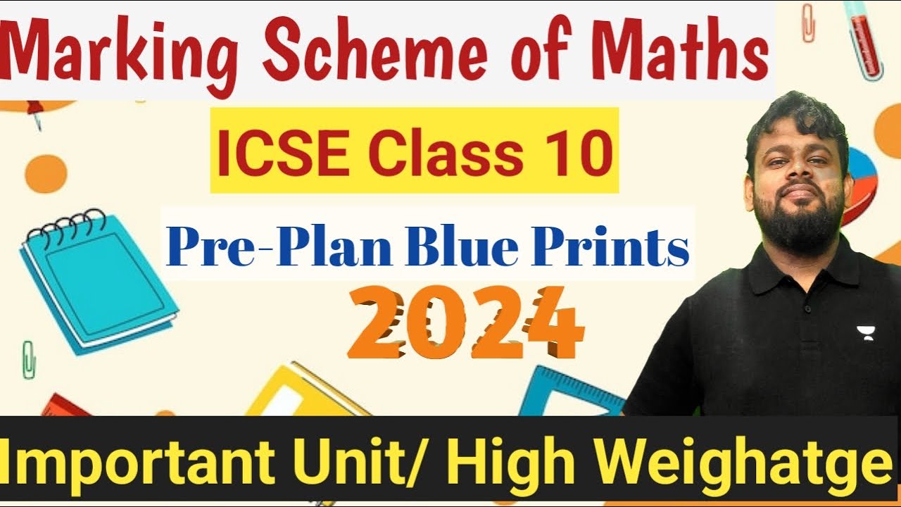 Marking Scheme of Maths 2024 | ICSE 10 | Blue Print in Detailed  #icse2024 #icse #icse10