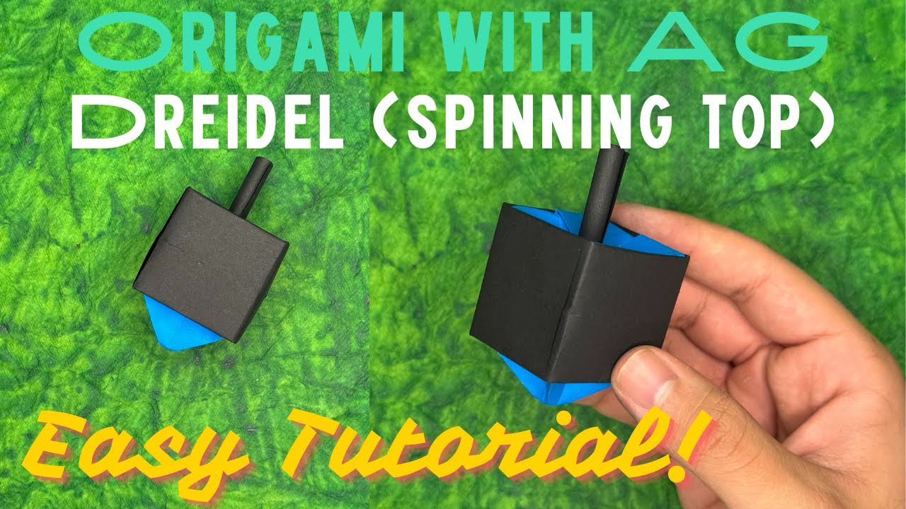 Origami Dreidel (Spinning Top) || Easy Tutorial
