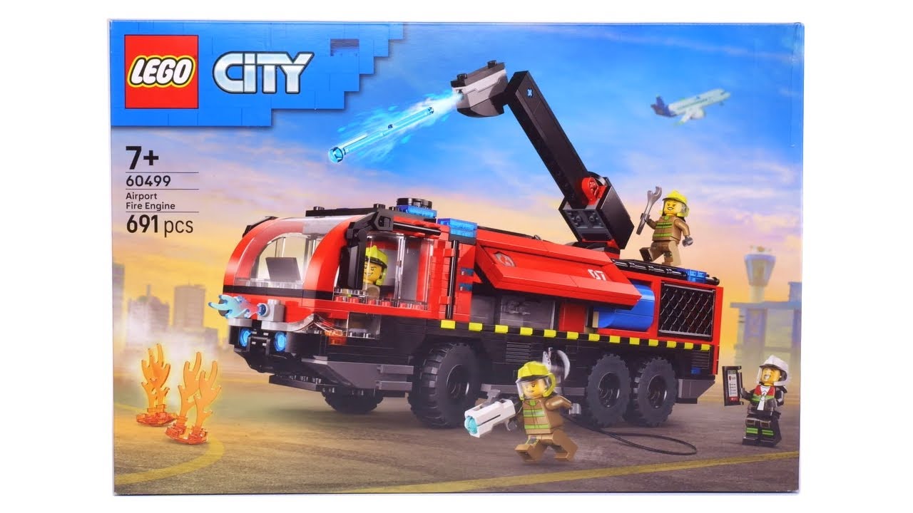 LEGO City Airport Fire Truck 60499 - Speed Build