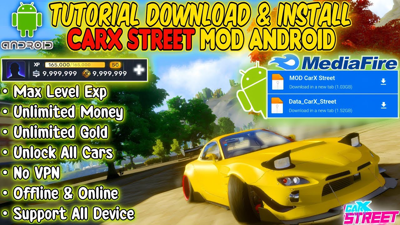 Tutorial Download Install Carx Street MOD