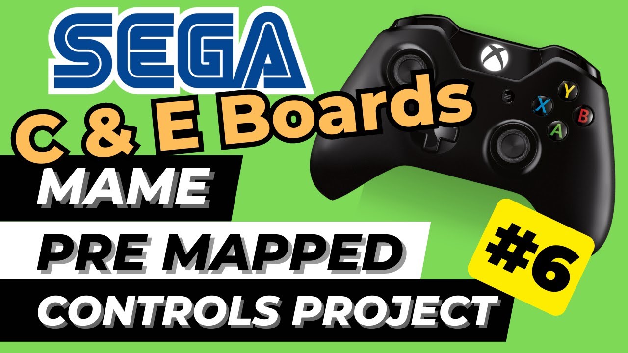Sega System C & E  Arcade Boards | MAME Pre Configured Controls Project | Emulation Project Part 6