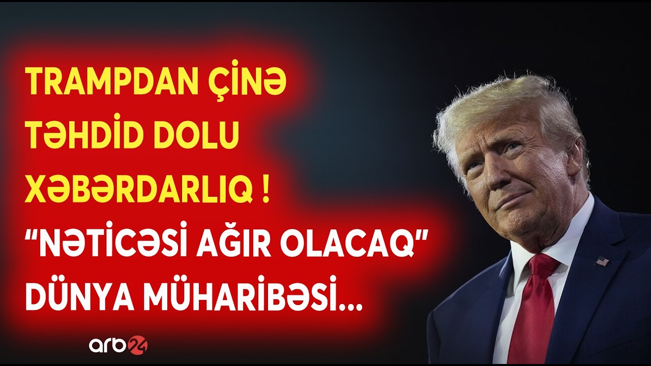 TƏCİLİ! Trampdan &Ccedil;inə TƏHDİD DOLU MESAJ: 