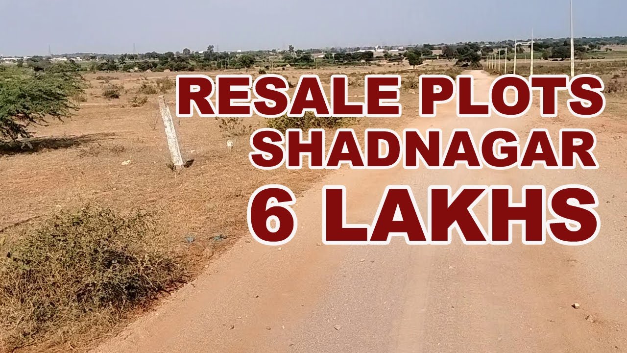 Resale GP Plots in Shadnagar - 6 Lakhs | Low price plots in shadnagar