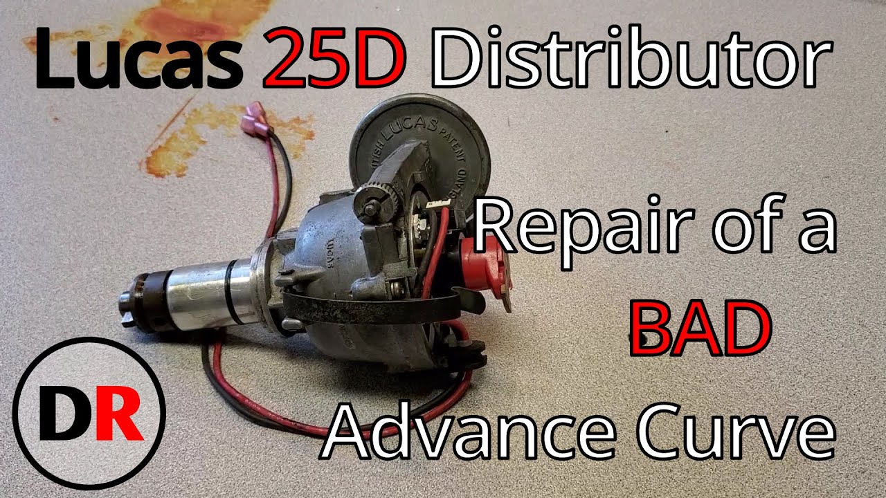 Repairing a Lucas 25D distributor with a Bad advance curve
