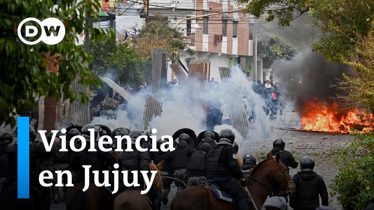 Protesta contra reforma constitucional en Jujuy, Argentina, desata la violencia