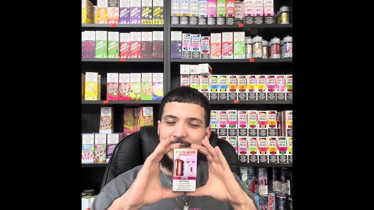 Trying New Vape&rdquo;FOGGER COFFEE! By @youngarab