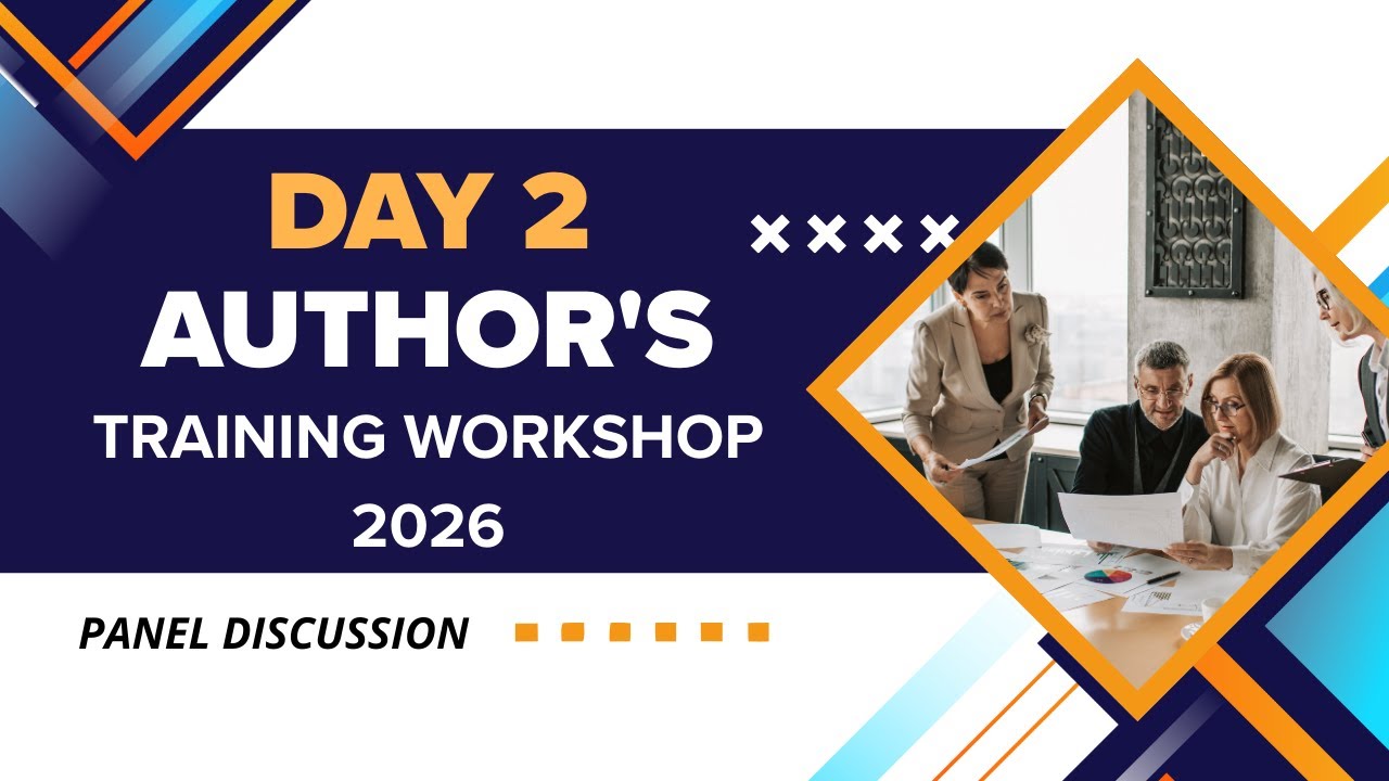 Day 2 Author’s Training Workshop 2026