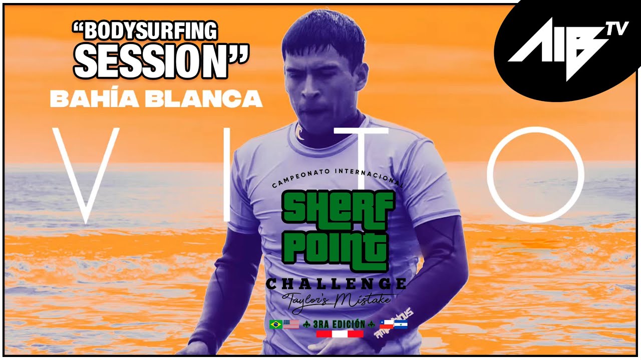 Bodysurfing Session con “VITO” del Team Nutria en Playa Bahía Blanca | AIBtv