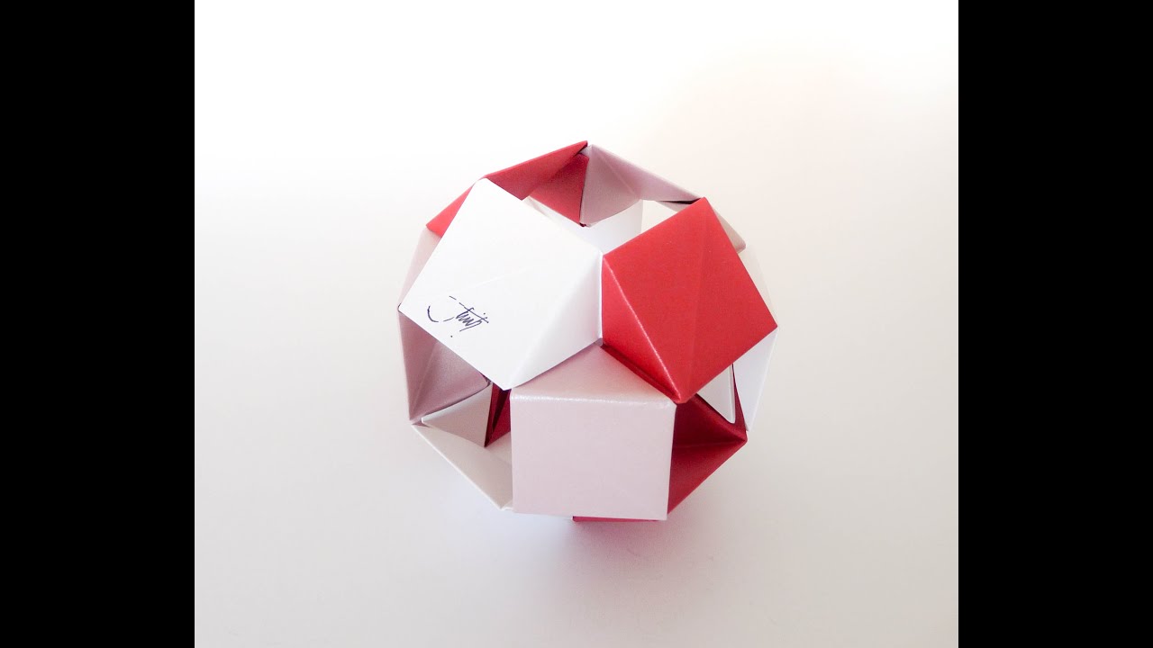 Origami Modular Sonobe Plane (12 piezas Tomoko Fuse)