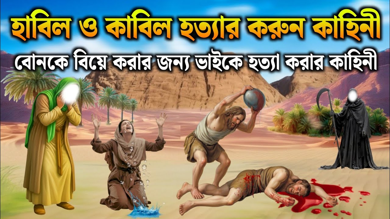হাবিল ও কাবিল হত্যার করুন কাহিনী | বোনকে বিয়ে করার জন্য ভাইকে হত্যা করার কাহিনী | ইসলামীক কাহিনী |