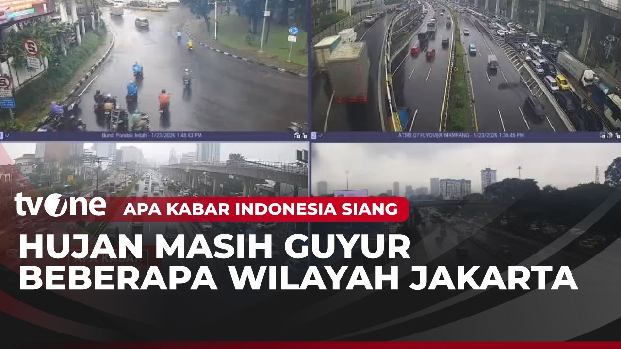 4 Wilayah di Jakarta Terpantau Turun Hujan | AKIS