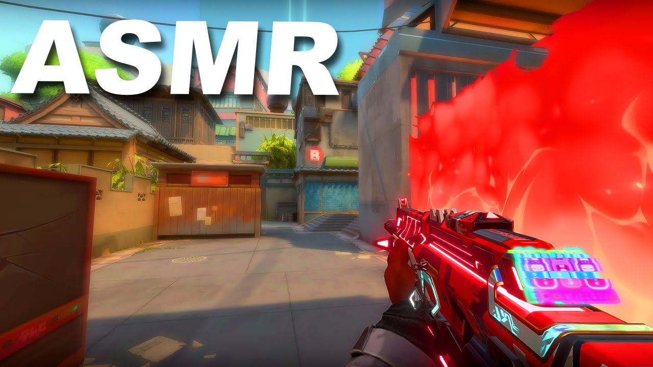 ASMR GAMING VALORANT GUM CHEWING AND KEYBOARD SOUNDS