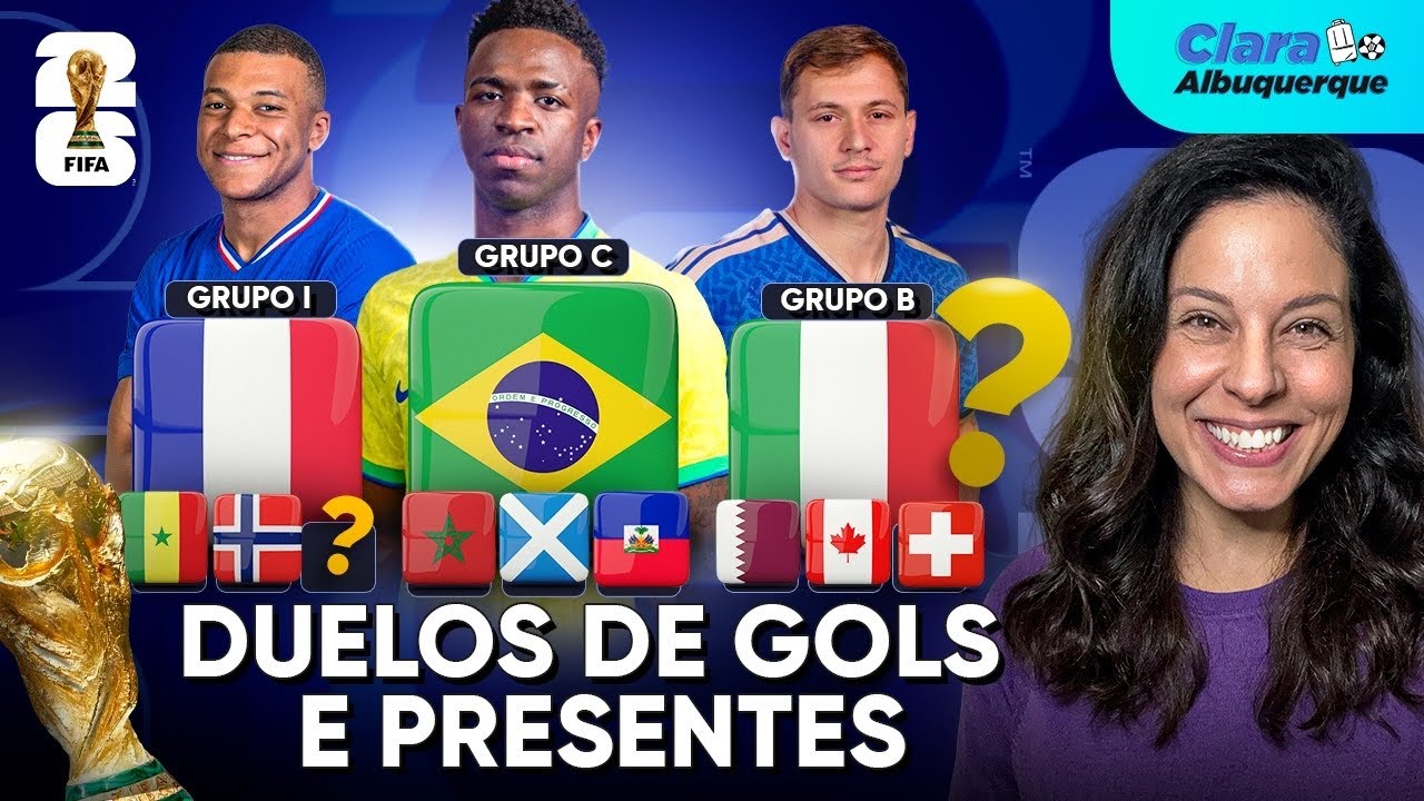 SORTEIO DA COPA DO MUNDO! Análise dos grupos de Brasil, França e possível Itália