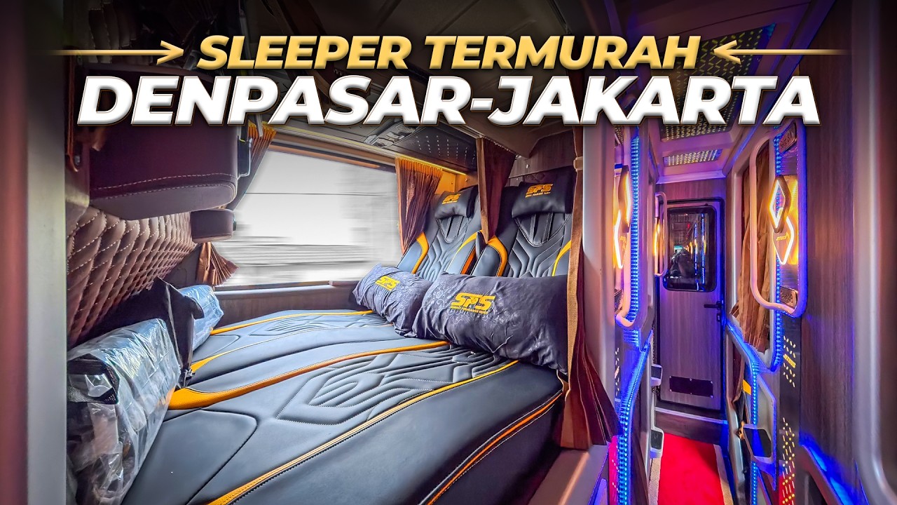 Pilihan Hemat Sleeper Bus Denpasar Jakarta | SPS Liner Mercedes Benz 2445 #2