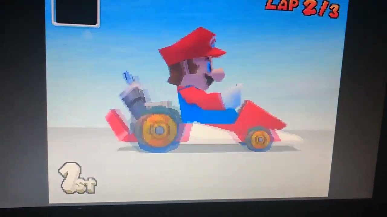 Mario Kart DS Christmas Video N64 Frappe Snowland Replay