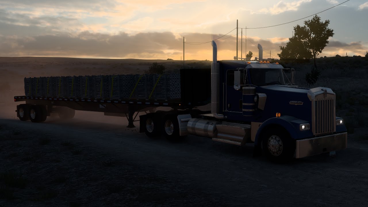 American Truck Simulator Career #35 (Headed to Steamboat Springs unloaded to get new trailer)