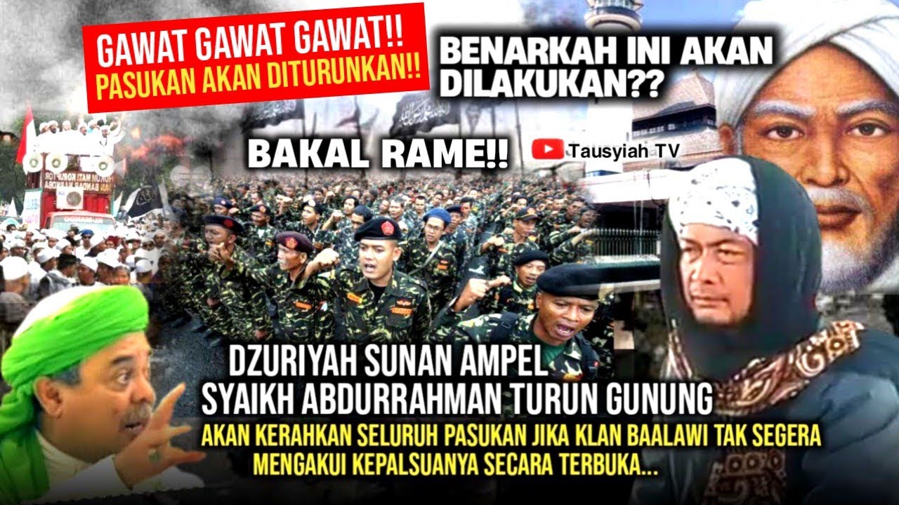 🔴GAWAT!! DZURIYAH SUNAN AMPEL TERANG-TERANGAN AKAN LAKUKAN INI SECARA  TERBUKA PADA BAALWI