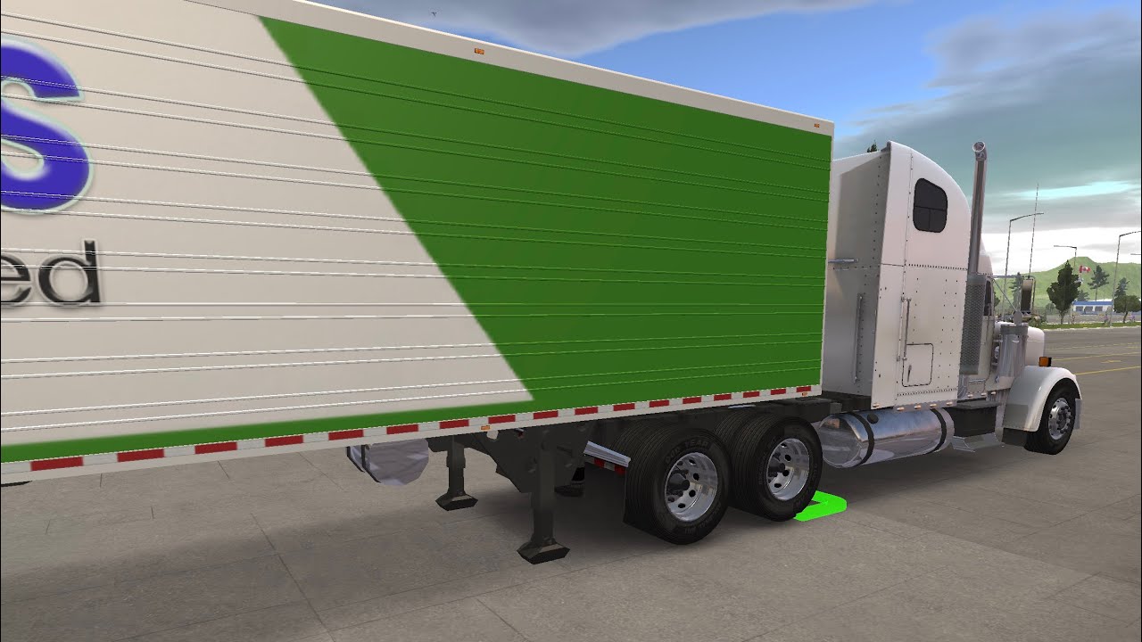 Comment on conduit avec un simulateur de camion remorque